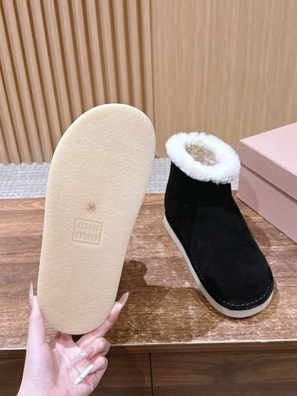 Miu 25fw insulated boots