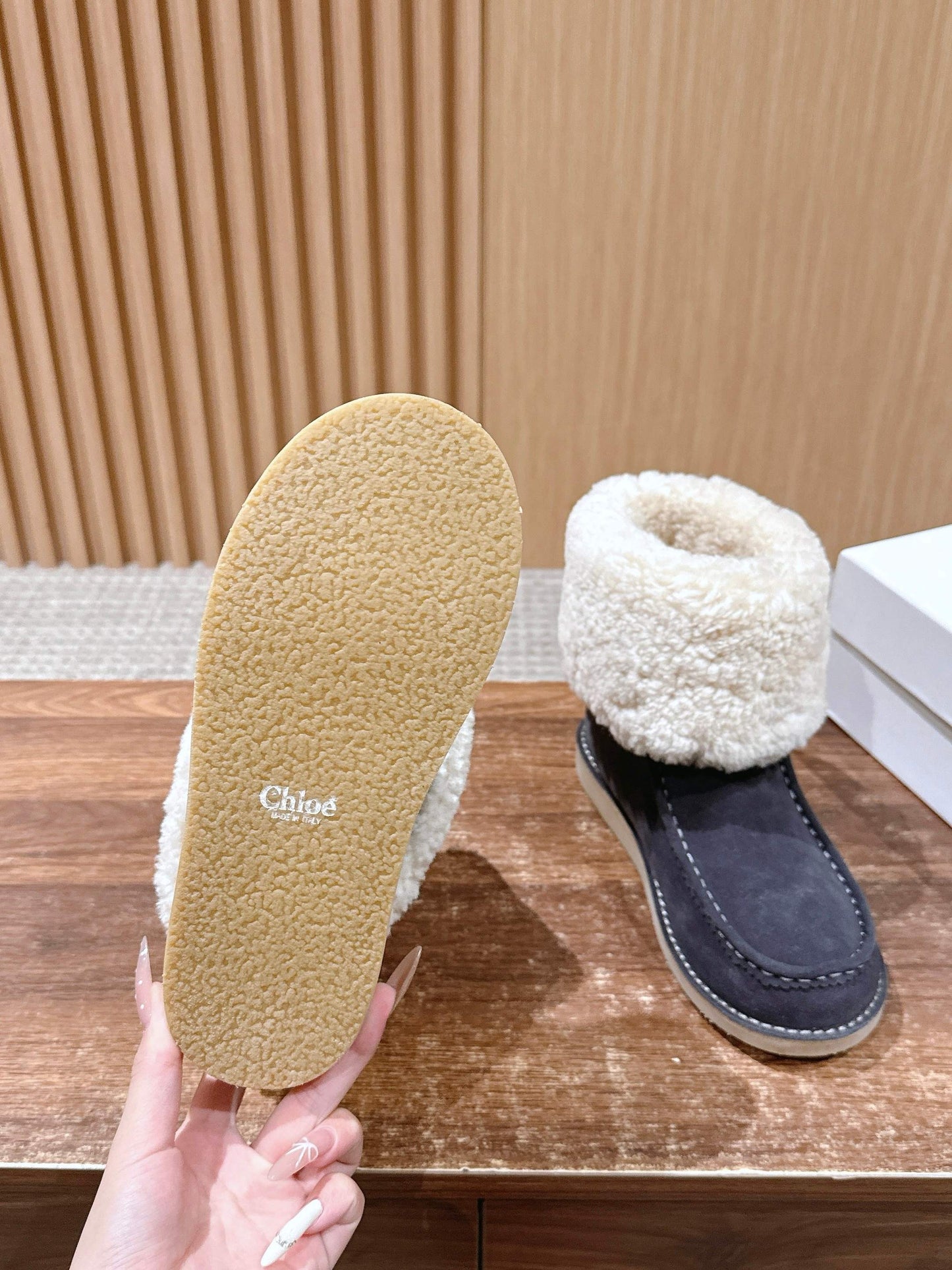 Chlo 25fw snow boots