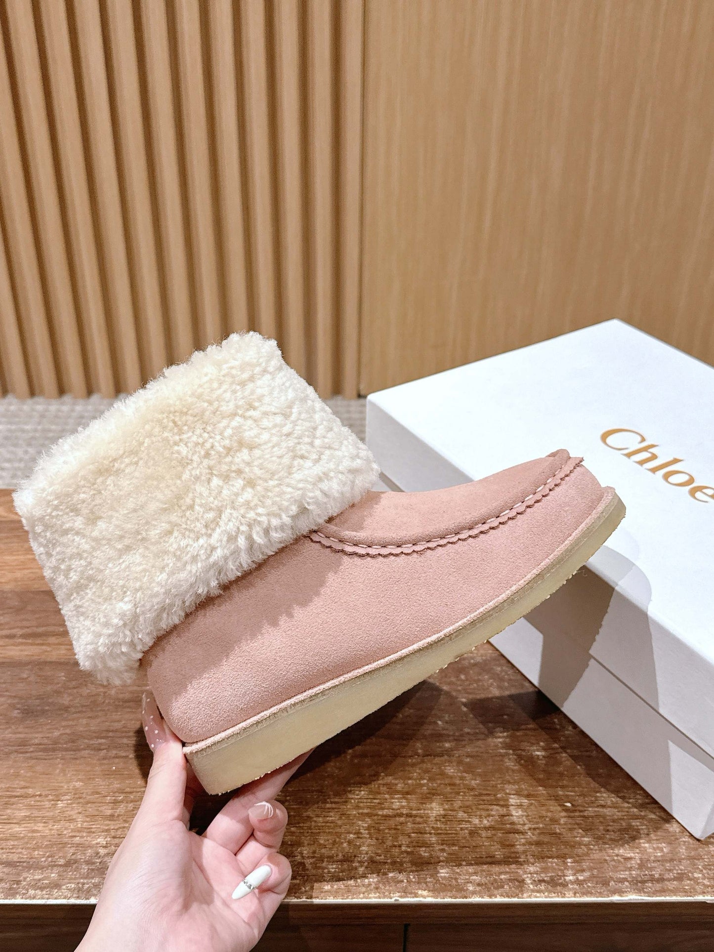 Chlo 25fw snow boots