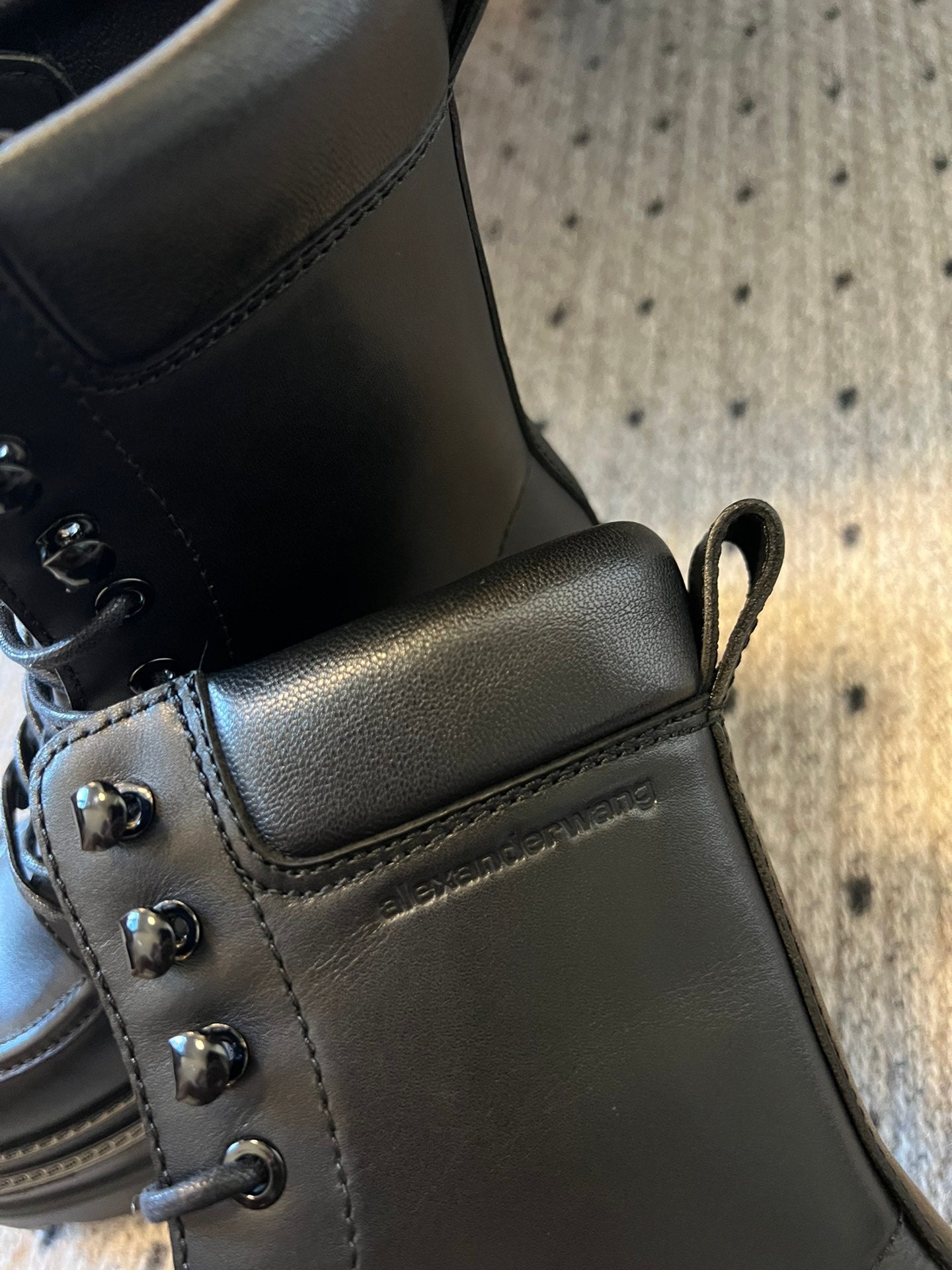 Alex 25fw combat boots