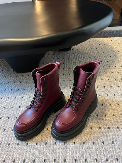 Alex 25fw combat boots