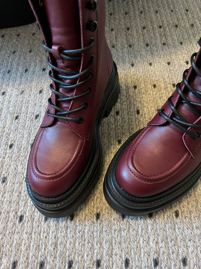 Alex 25fw combat boots