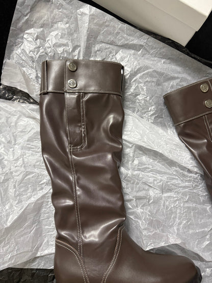 Lost 25fw slouch boots