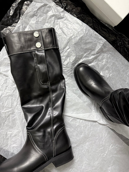 Lost 25fw slouch boots