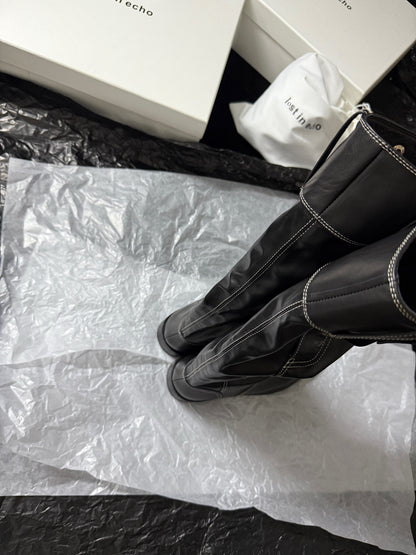 Lost 25fw slouch boots