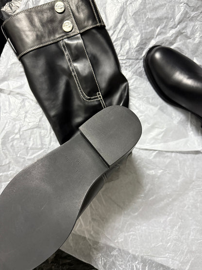 Lost 25fw slouch boots