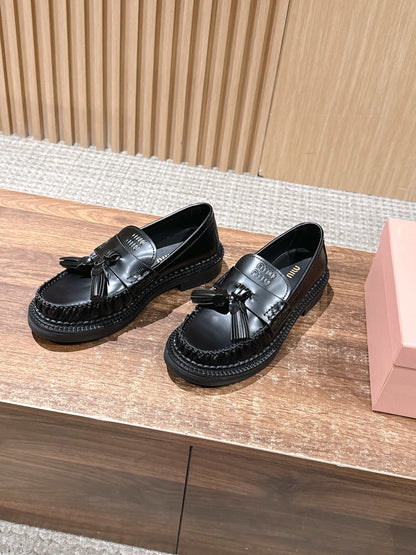 Miu 25fw loafer shoes