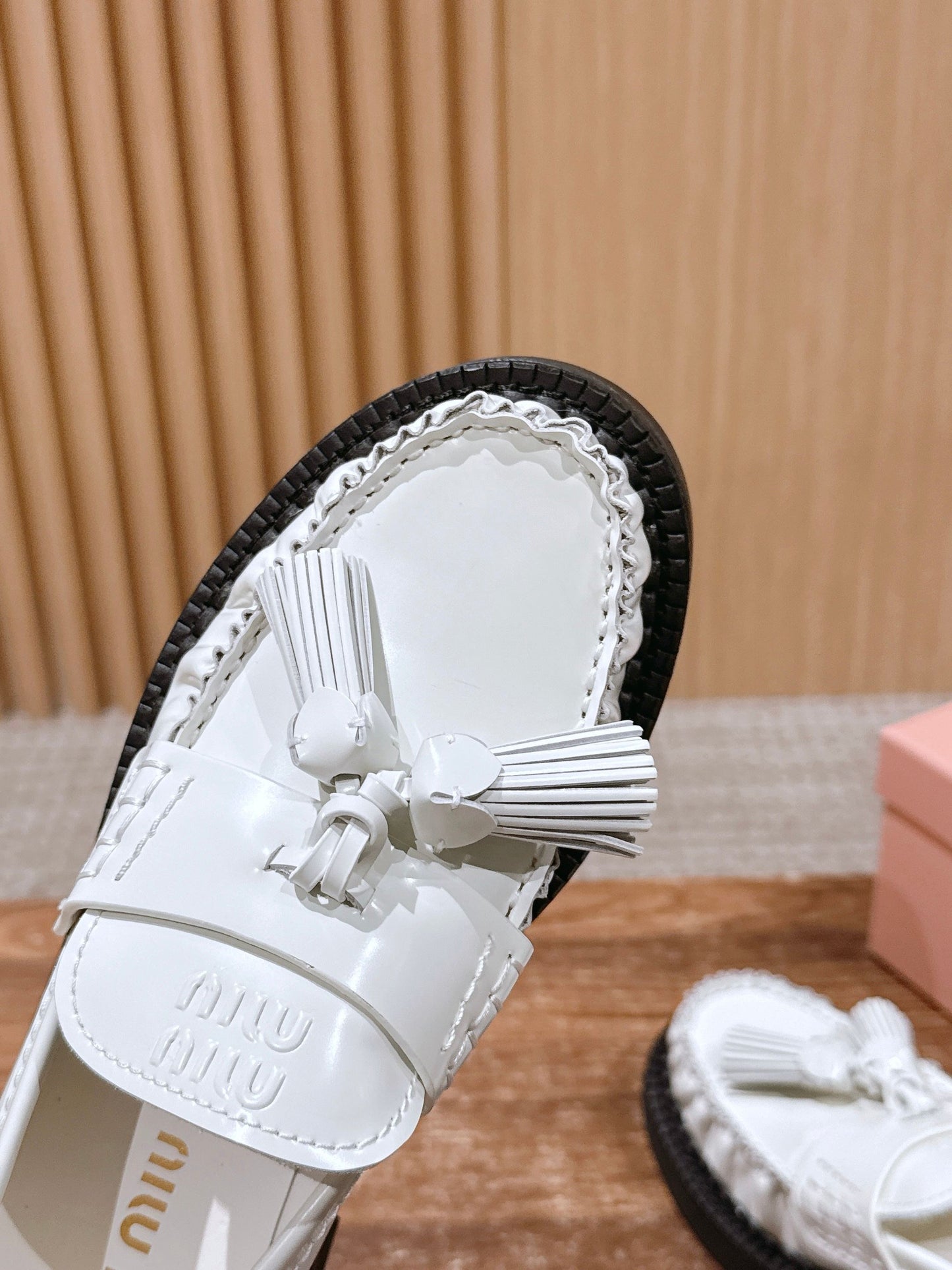 Miu 25fw loafer shoes