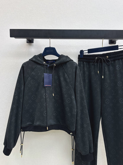 Loui 25fw hooded jacket pants set