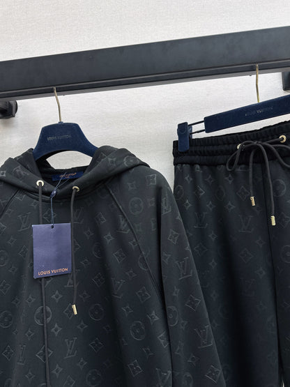 Loui 25fw hooded jacket pants set