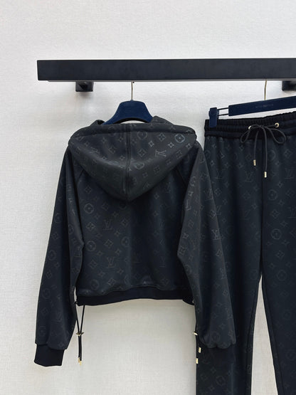 Loui 25fw hooded jacket pants set
