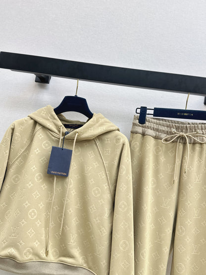 Loui 25fw hooded jacket pants set