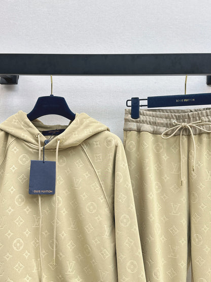 Loui 25fw hooded jacket pants set