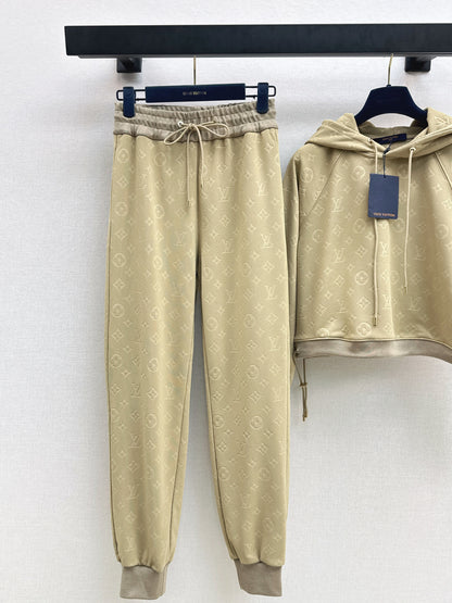 Loui 25fw hooded jacket pants set