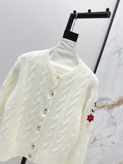 Ralp 25fw embroidery cardigan