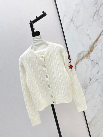 Ralp 25fw embroidery cardigan