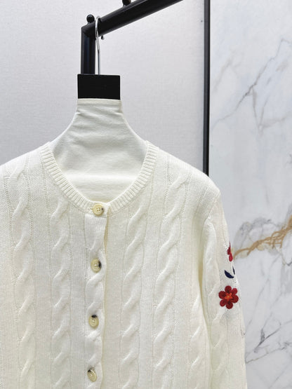 Ralp 25fw embroidery cardigan