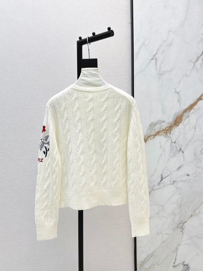 Ralp 25fw embroidery cardigan