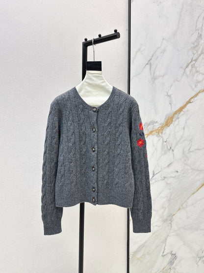 Ralp 25fw embroidery cardigan