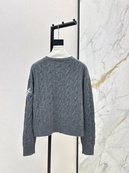 Ralp 25fw embroidery cardigan