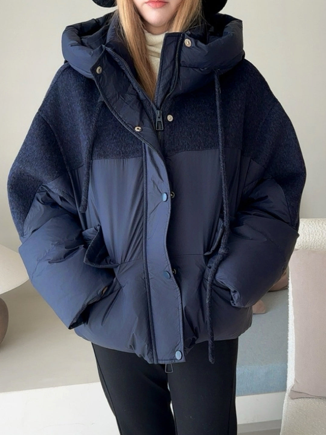 Max 25fw hooded down jacket