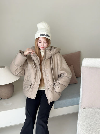 Max 25fw hooded down jacket