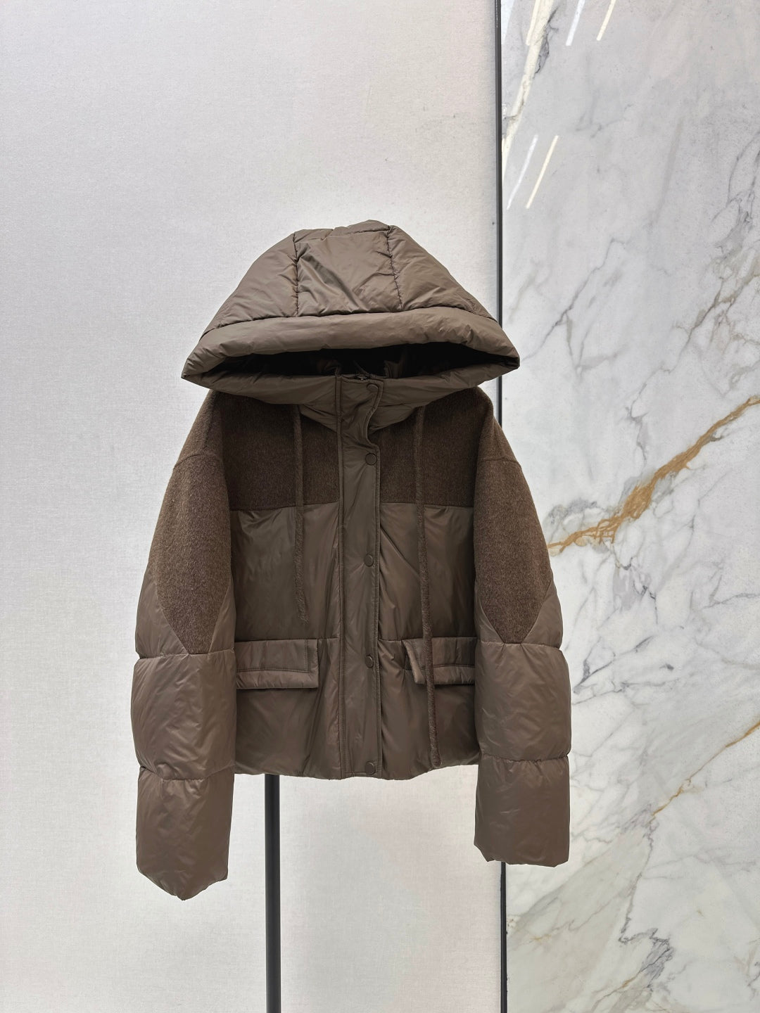 Max 25fw hooded down jacket