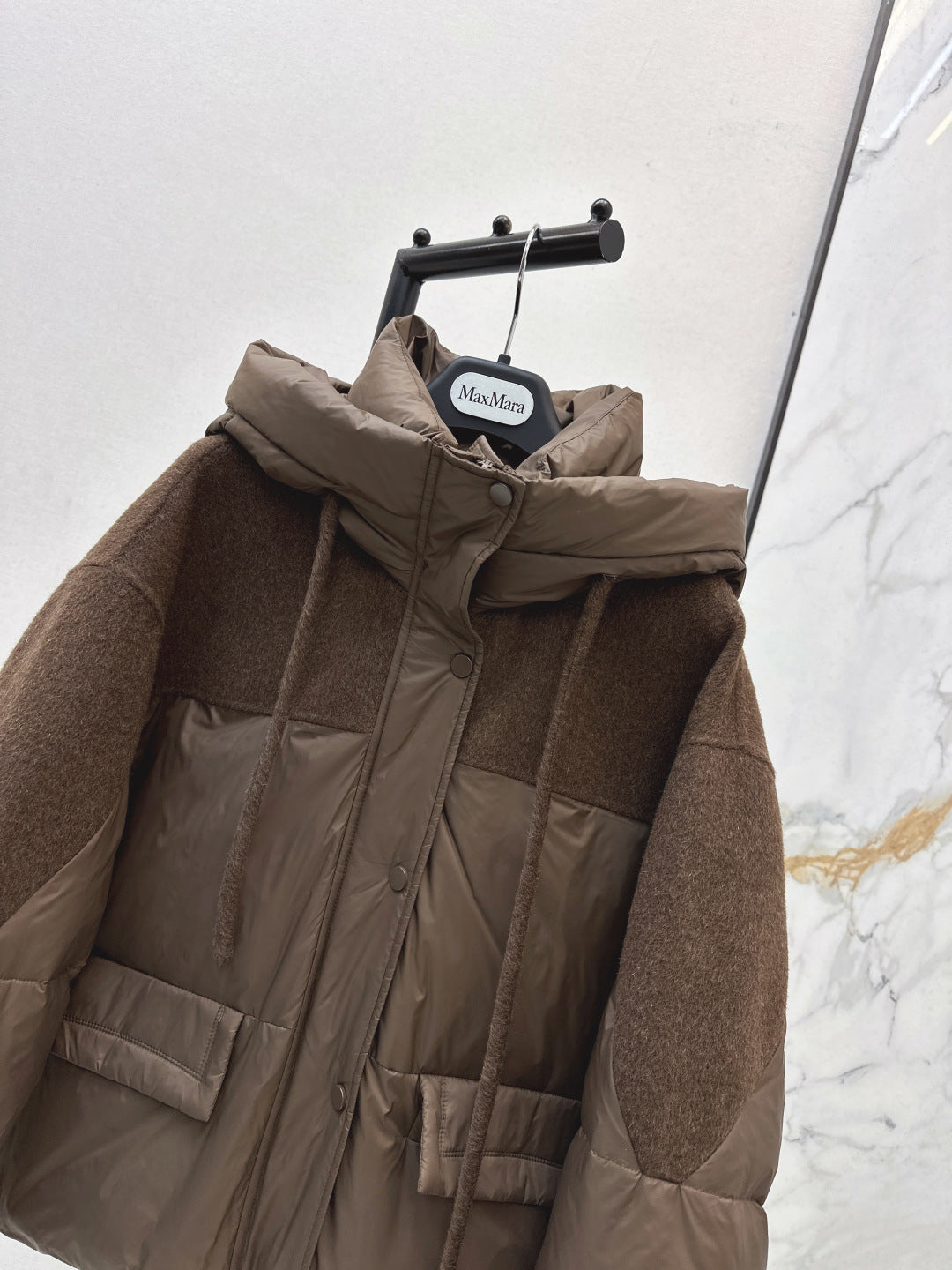 Max 25fw hooded down jacket