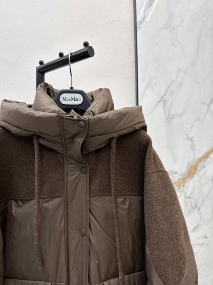 Max 25fw hooded down jacket