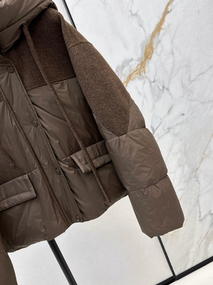 Max 25fw hooded down jacket