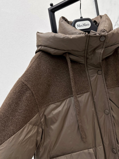 Max 25fw hooded down jacket