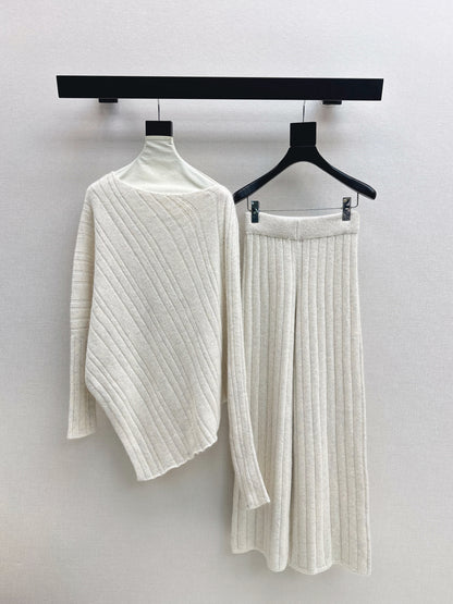 Brun 25fw wool sweater pants sets