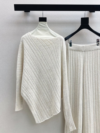 Brun 25fw wool sweater pants sets