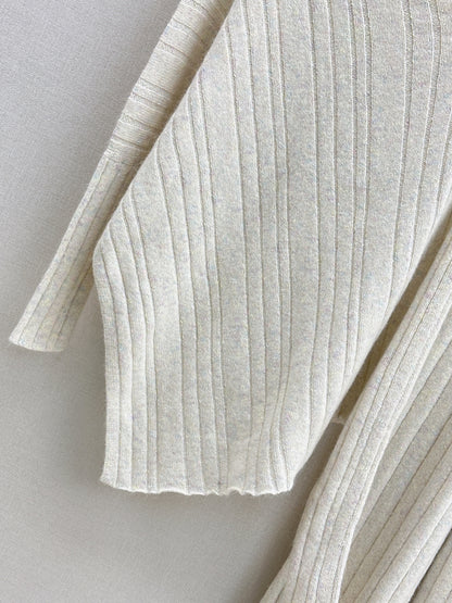 Brun 25fw wool sweater pants sets