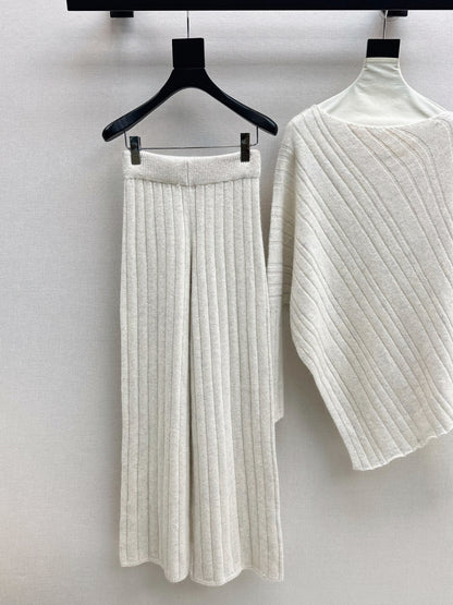 Brun 25fw wool sweater pants sets