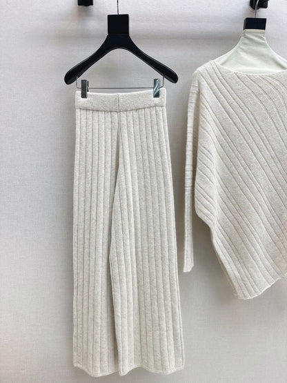 Brun 25fw wool sweater pants sets