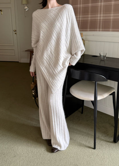 Brun 25fw wool sweater pants sets