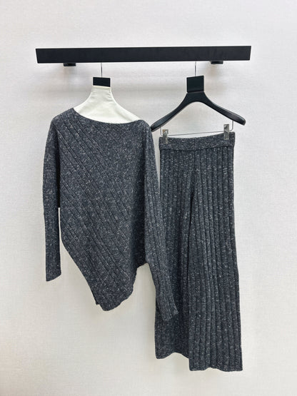 Brun 25fw wool sweater pants sets