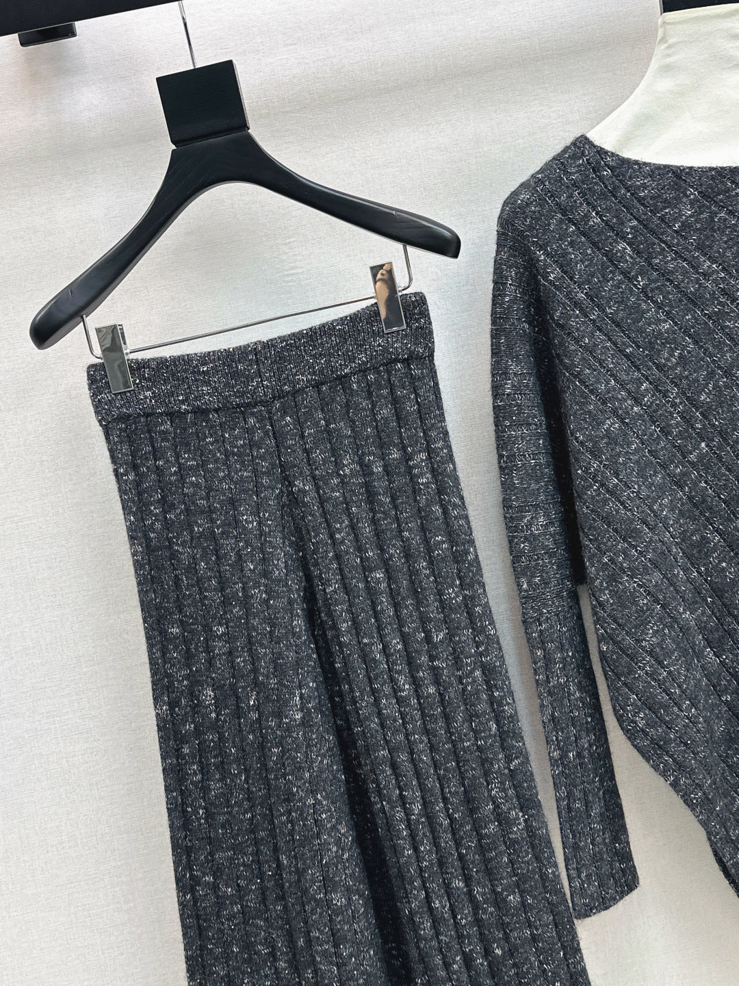 Brun 25fw wool sweater pants sets