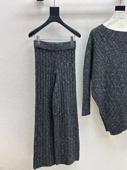 Brun 25fw wool sweater pants sets