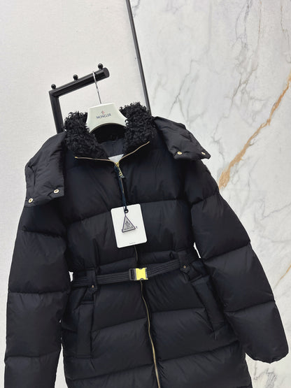 Monc 25fw hooded down jacket