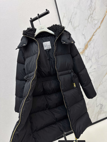 Monc 25fw hooded down jacket