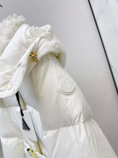 Monc 25fw hooded down jacket