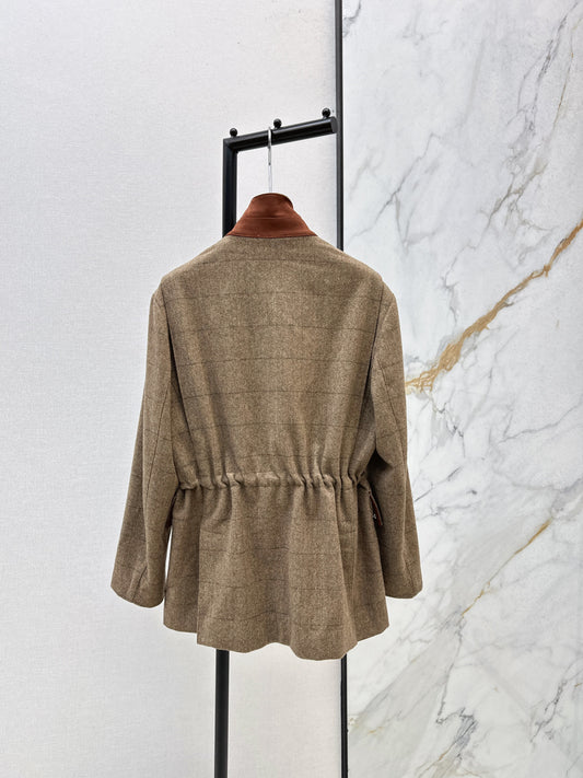 Loro 25fw plaid jacket