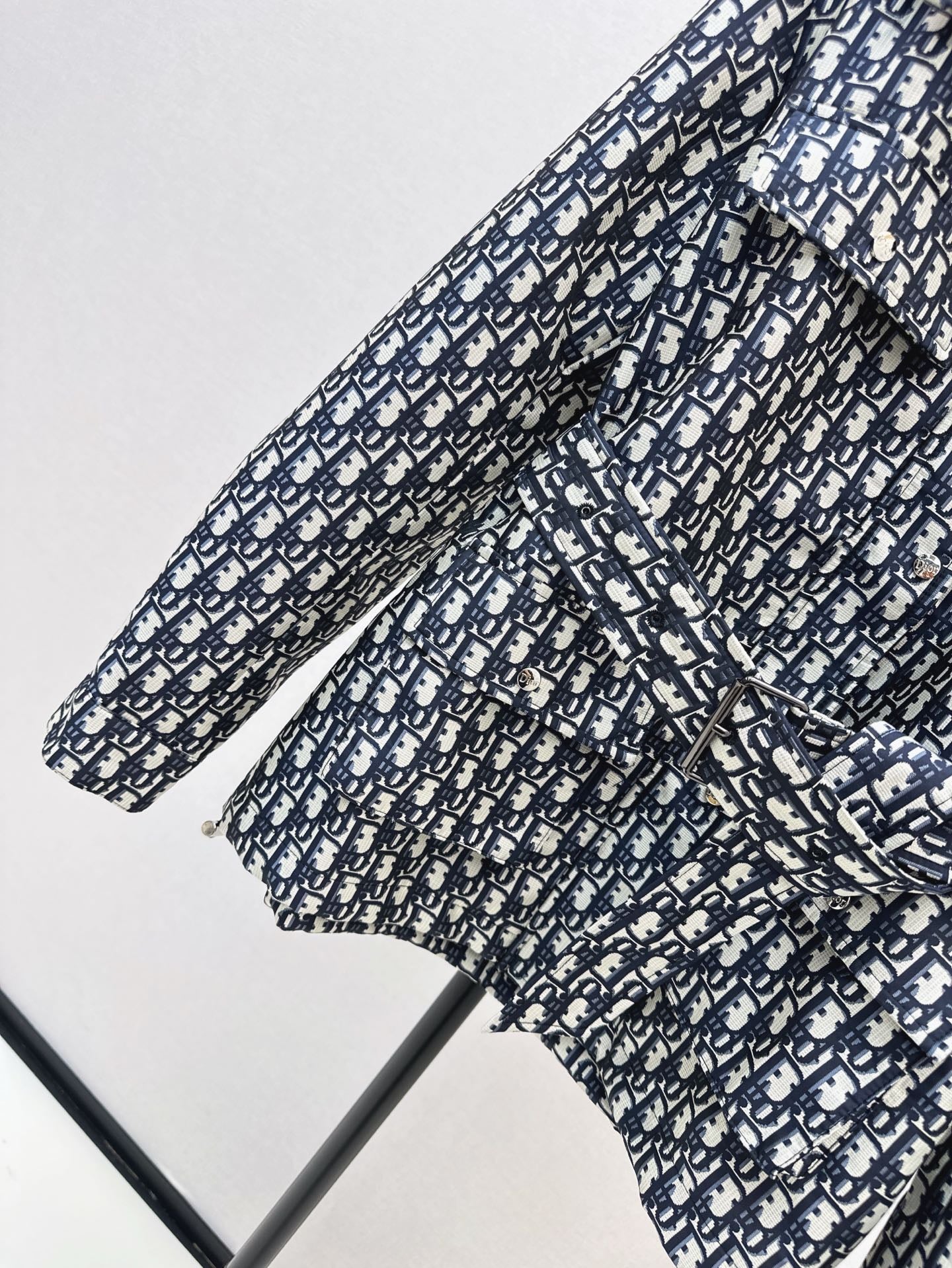 CD 25fw jacquard hooded jacket