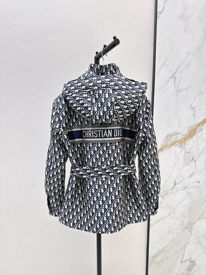 CD 25fw jacquard hooded jacket