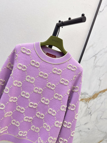Gucc 25fw jacquard sweater