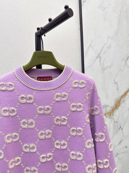 Gucc 25fw jacquard sweater