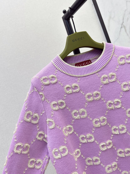 Gucc 25fw jacquard sweater