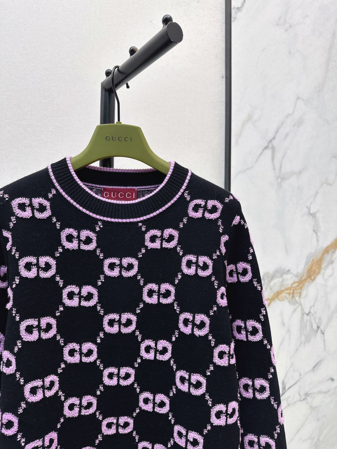 Gucc 25fw jacquard sweater